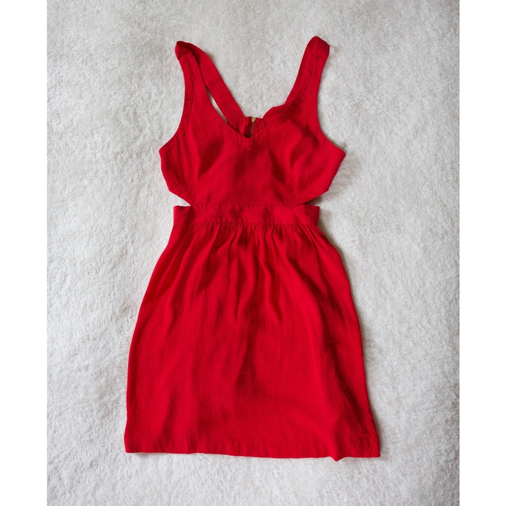 NEW Red Cutout Coincidence & Chance Dress